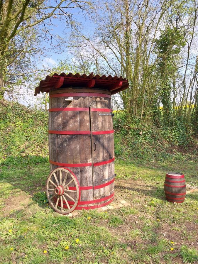 L'Authentique Tonneau A Cidre D'Emma Villa Litteau Exteriör bild